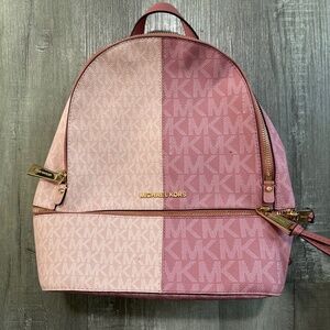 Michael Kors pink backpack